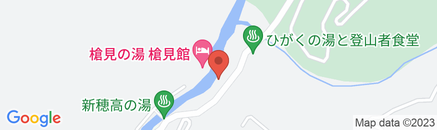 新穂高温泉 槍の郷の地図