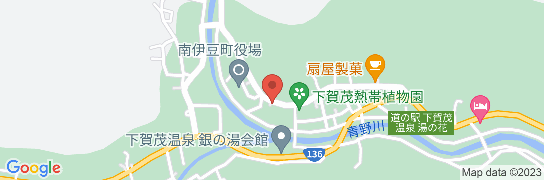 下賀茂温泉 民宿 三浜屋の地図