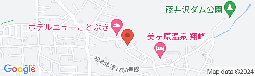美ヶ原温泉 富田屋別館の地図