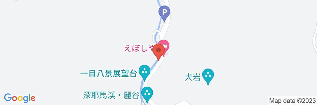 耶馬渓山荘 えぼしやの地図