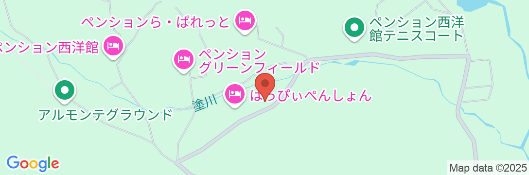 ペンション いしづかの地図