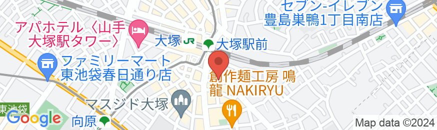 大塚シティホテルの地図