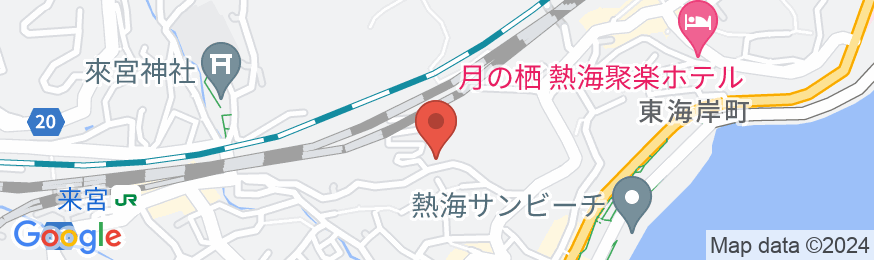 熱海温泉 アタミシーズンホテルの地図