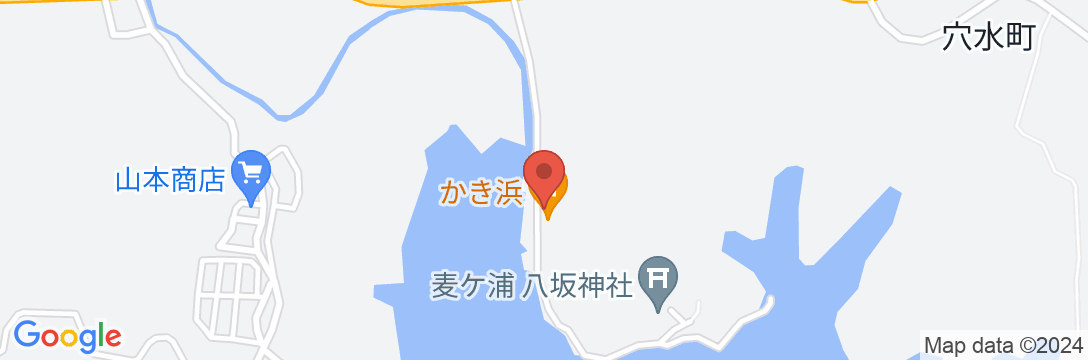 民宿 かき浜の地図