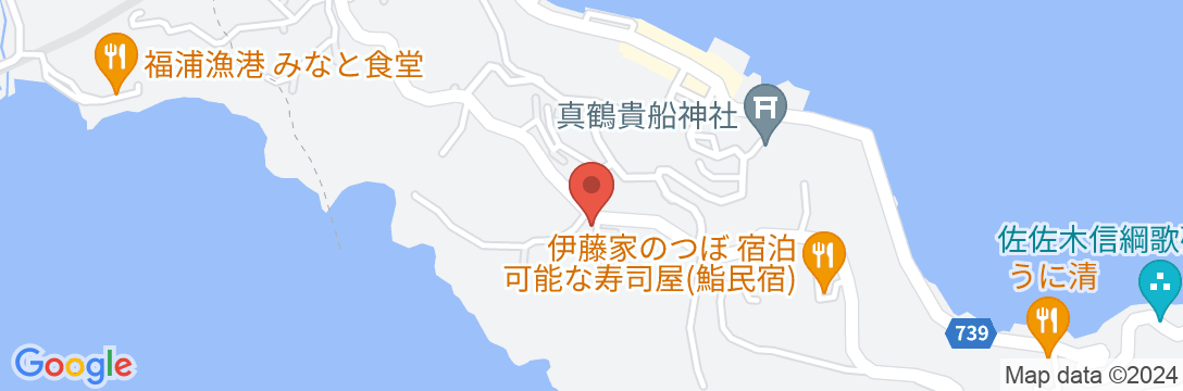 真鶴ボートハウスの地図