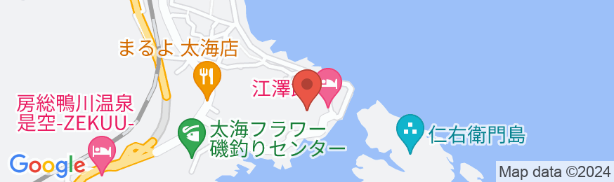釣り宿 清九郎の地図