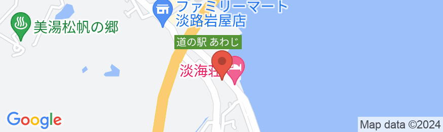岩屋温泉 淡海荘 <淡路島>の地図