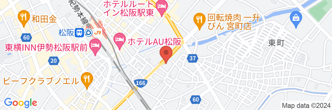ホテル ザ・グランコート松阪の地図