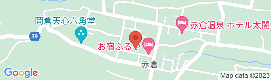 赤倉温泉 ホテル タケダの地図