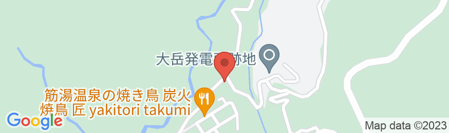 大岳温泉 旅館 泉水荘の地図