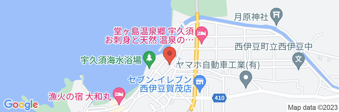 宇久須温泉 四季の里 まきばの地図
