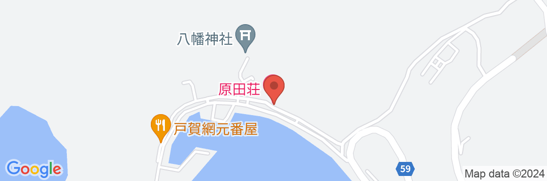 民宿 原田荘の地図