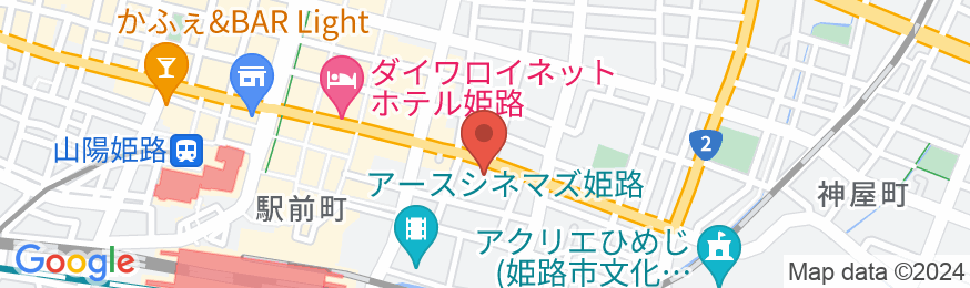 コンフォートホテル姫路の地図