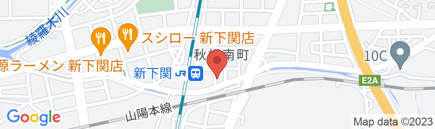 ビジネスホテル はやし<山口県>の地図