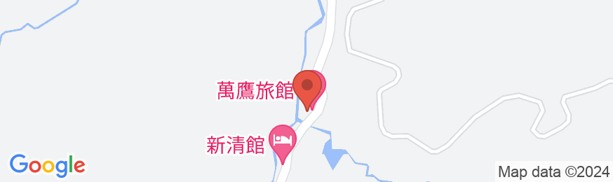 湯川温泉 萬鷹旅館の地図