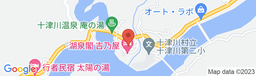 十津川温泉郷 ゑびす荘の地図