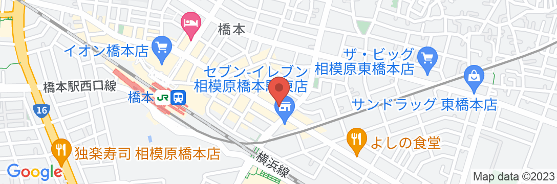 橋本パークホテルの地図
