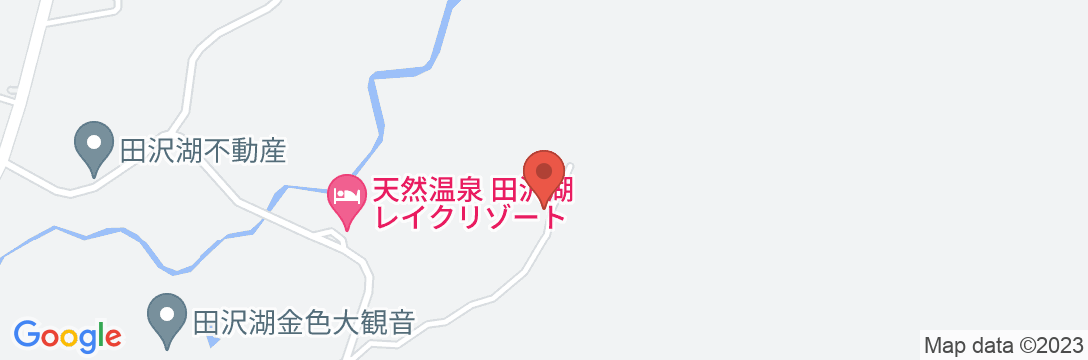 天然温泉 田沢湖レイクリゾートの地図