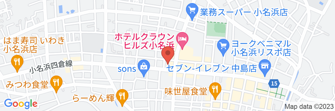 小名浜第一ホテルの地図