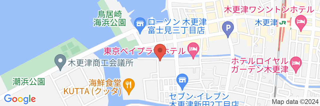 Tabist ホテル銀河 木更津の地図