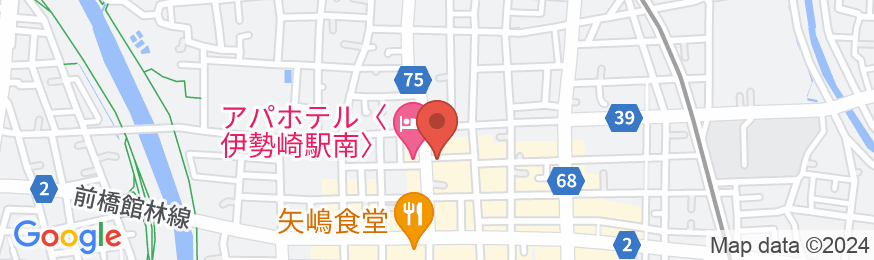 ホテル若松 エクセル(伊勢崎駅南)の地図