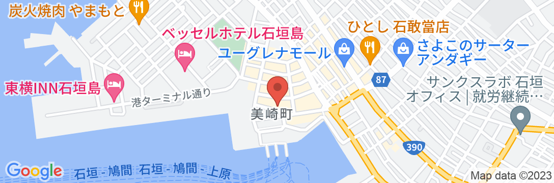 南の美ら花 ホテル ミヤヒラ <石垣島>の地図