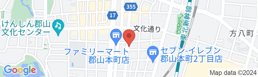 セントラルホテル<福島県>の地図
