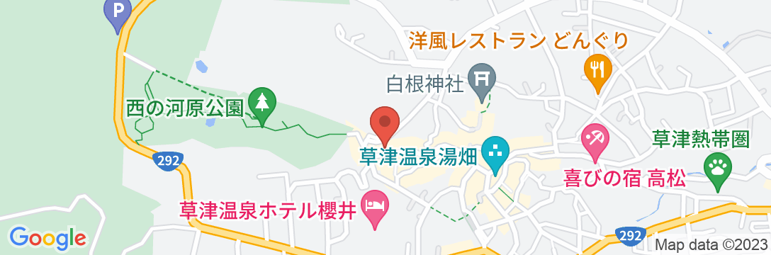 草津温泉 湯宿 みゆきの地図