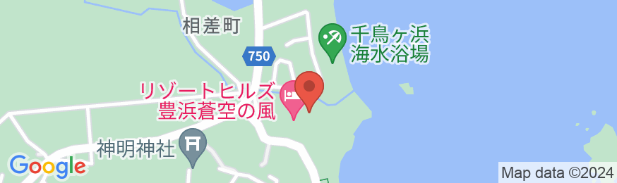 リゾートヒルズ豊浜蒼空の風 〜SORA no KAZE〜の地図