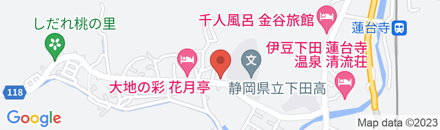 下田 蓮台寺温泉 クアハウス石橋旅館の地図