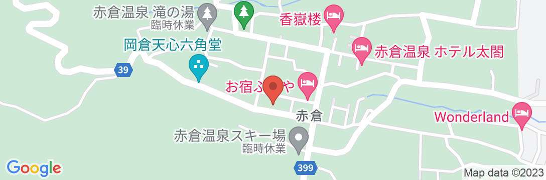 赤倉温泉 赤倉セントラルホテルの地図
