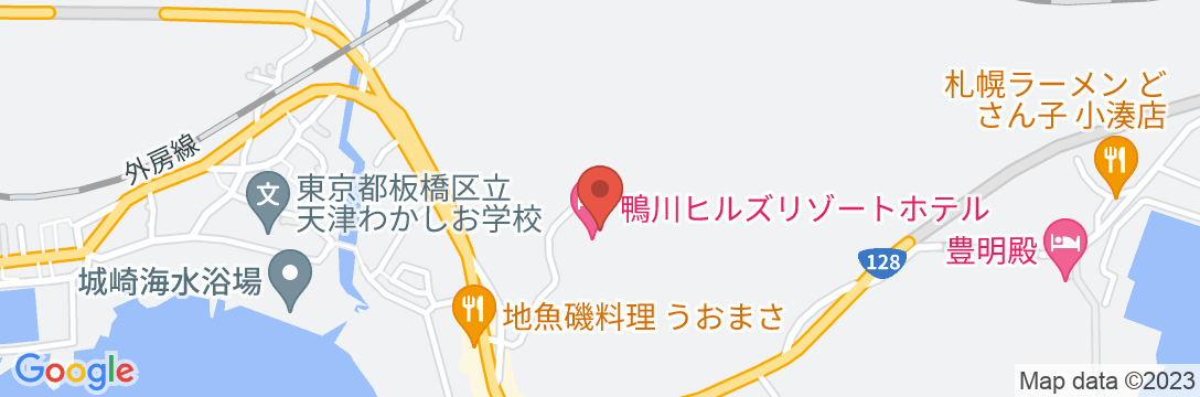 鴨川ヒルズリゾートホテルの地図