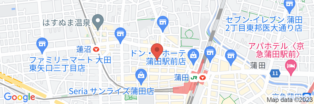 アーバイン東京・羽田 蒲田の地図
