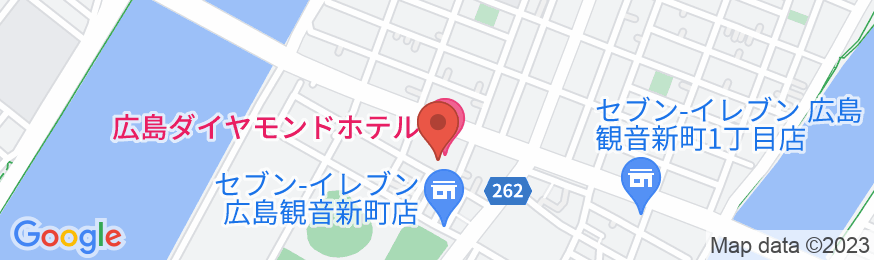 広島ダイヤモンドホテルの地図