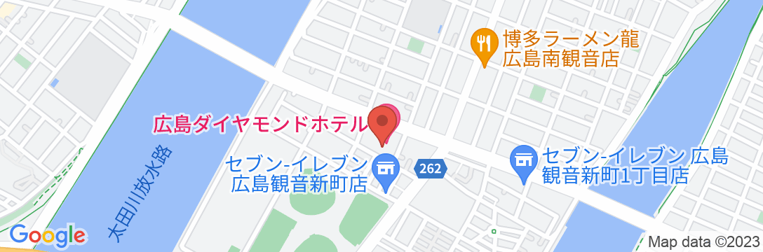 広島ダイヤモンドホテルの地図