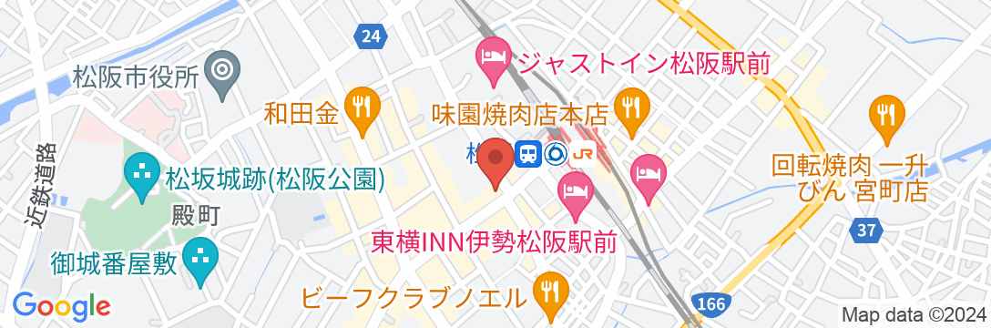 松阪シティホテルの地図