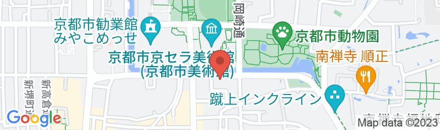 京都トラベラーズ・インの地図