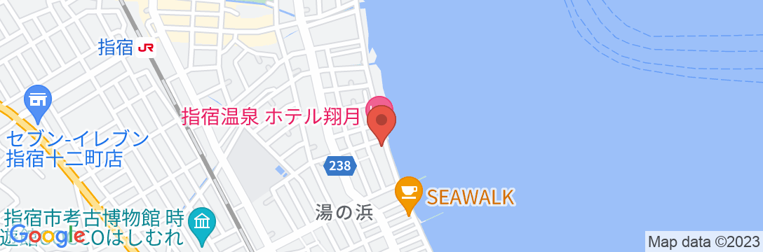 指宿温泉 ホテル翔月の地図
