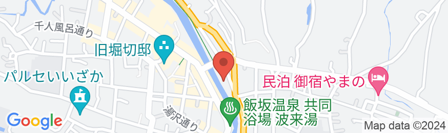 飯坂温泉 季粋の宿 新松葉の地図