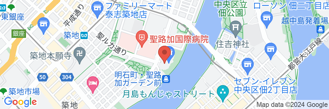 銀座クレストン(旧東京新阪急ホテル)の地図