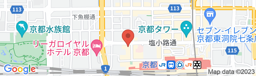 京湯元 ハトヤ瑞鳳閣の地図
