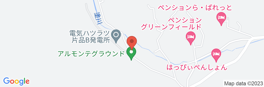 武尊高原 白樺の地図