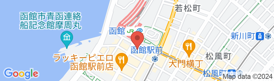 プレミアホテル-CABIN PRESIDENT-函館の地図