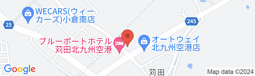 ブルーポートホテル苅田北九州空港(旧:Rホテルイン北九州エアポート)の地図