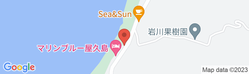 海亀がくる宿 マリンブルー屋久島の地図