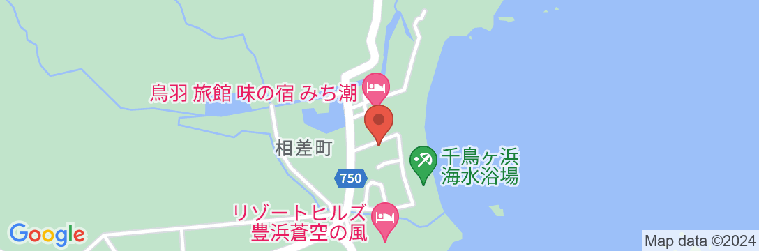 志摩ビーチホテルの地図