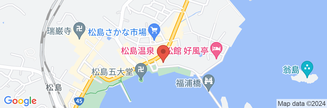 松島温泉 松島センチュリーホテルの地図