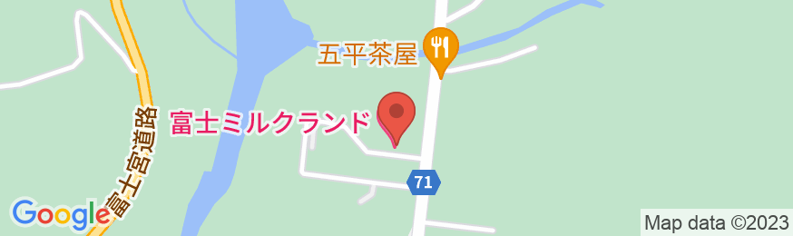 富士ミルクランド高原ロッジの地図
