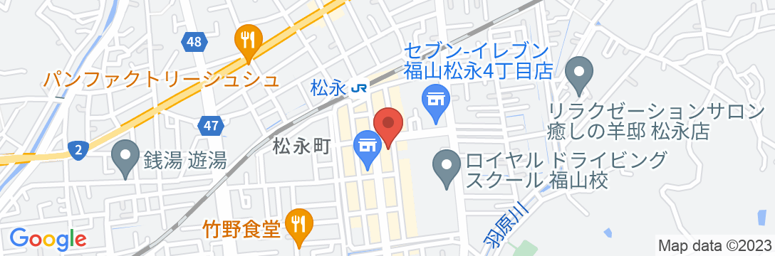 ビジネスホテル大善松永 別館の地図