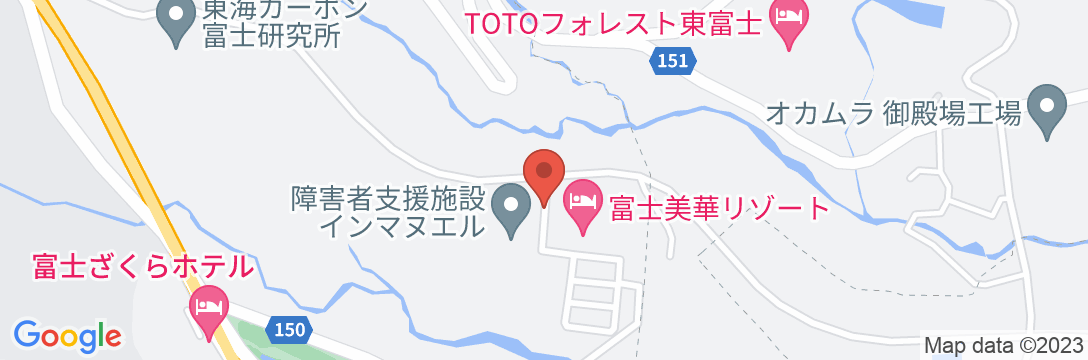 富士美華リゾートの地図